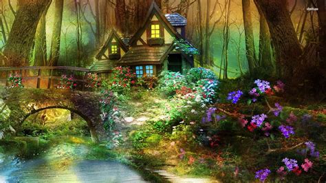 Enchanted forest magical house 11